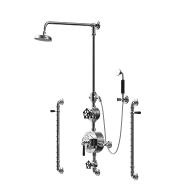 Regulator Thermostatic Shower System 3D model image 1 