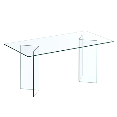 Title: Glass Table Burano 3D model image 1 