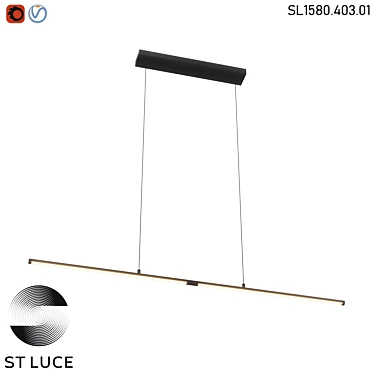 ST LUCE RALIO LED Pendant 3D model image 1 