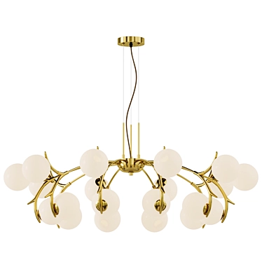 Luxury Modern Corbett Chandelier 3D model image 1 