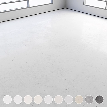 Seamless Polished Concrete Floor 3D model image 1 