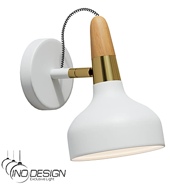 Modern White Metal Pendant Light 3D model image 1 