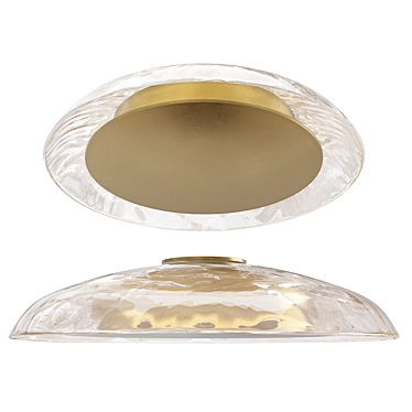 Elegant Dome Surface Mount Light 3D model image 1 