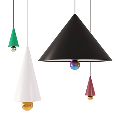 CHERRY ONE Pendant Light 3D model image 1 