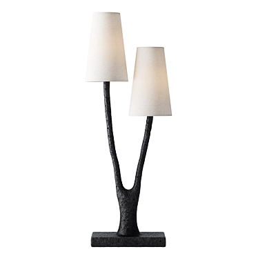 Sleek Lofers Table Lamp Design 3D model image 1 