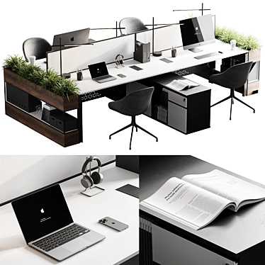 Ersa Domino Operational Desk System 3D model image 1 