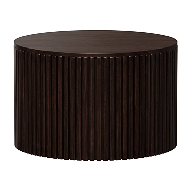 Mahogany Roller Max Coffee Table 3D model image 1 