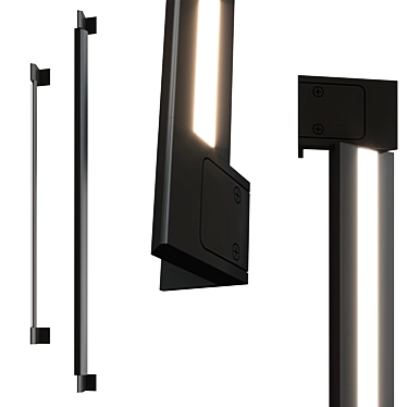 Modern LED Aluminium Wall Lamp 3D model image 1 