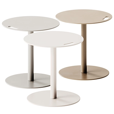 Adico VEDET R Round Side Table 3D model image 1 