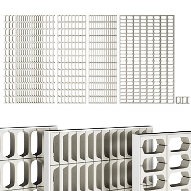 Modular Icon Partition Collection by WOW 3D model image 1 