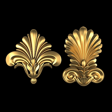 Luxury Ornament 3D Model Bundle 3D model image 1 