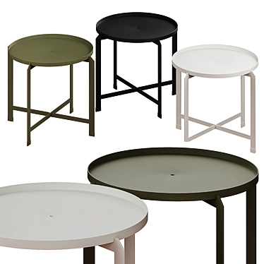 Scandinavian Style Lounge Table 3D model image 1 