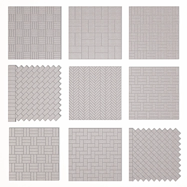 Paving Stones Variety Pack 3D model image 1 