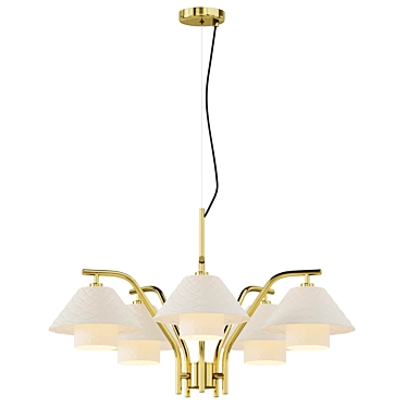 Elegance Redefined: Oxford Chandelier 3D model image 1 