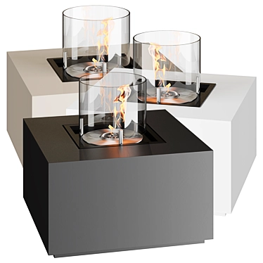 EcoSmart Chaser 38 Fireplace 3D model image 1 