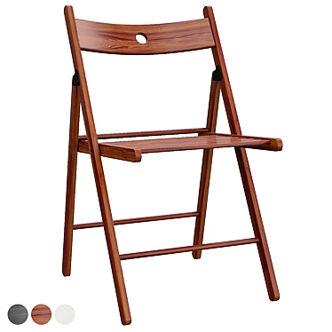 Terje Folding Chair Ikea 3D model image 1 