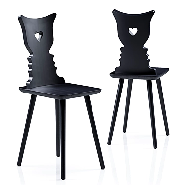 Modern Elegance: WE CHAIR Design 3D model image 1 