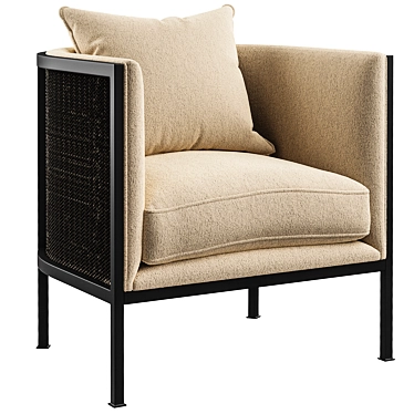 Contemporary CFC Dana Armchair 3D model image 1 