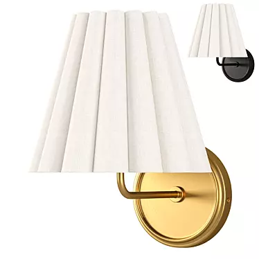 Modern Matthews Sconce Lighting 3D model image 1 