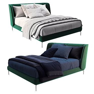 Modern Ikea Bed TUFJORD Design 3D model image 1 