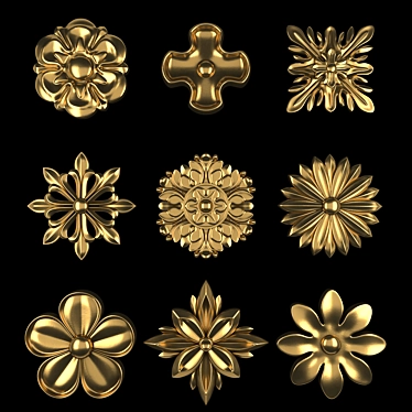 Ornament Element Pack 08: Detailed 3D Models 3D model image 1 