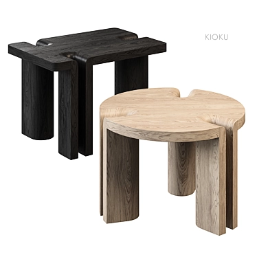 KIOKU Coffee Table by MODENATURE 3D model image 1 