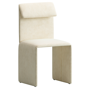 Sleek Modern Sacha Chair 3D model image 1 