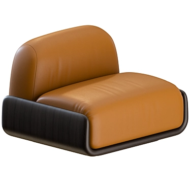 Van Rossum Tenere Lounge Chair 3D model image 1 