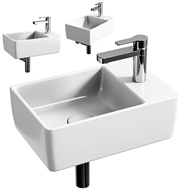 Villeroy & Boch Memento Washbasin 3D model image 1 