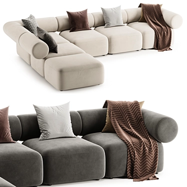 Annud OFFO Modular Sofa 5-in-1 3D model image 1 