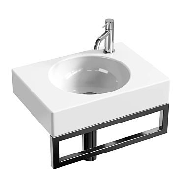 Geberit Preciosa II Washbasin White 3D model image 1 