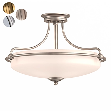 Quoizel Griffin Ceiling Light Fixture 3D model image 1 