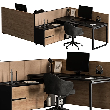 Office Essentials Set 479 3D model image 1 