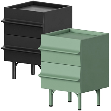 Modnodesign Bedside Table 40x42x59 3D model image 1 