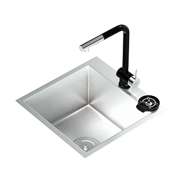 TORVA Stainless Steel Kitchen Sink 3D model image 1 