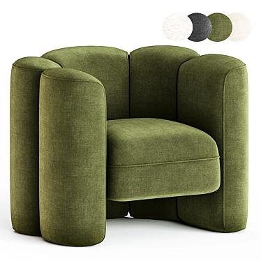 Modern Mila Chair Design 3D model image 1 