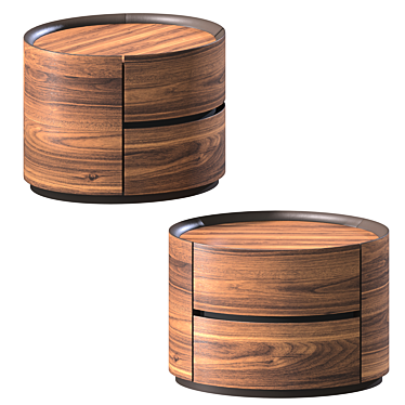 Classi Scarlet Bedside Table 3D model image 1 