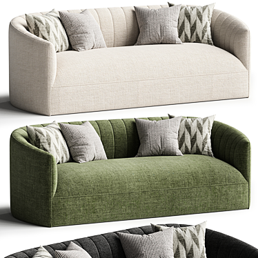 Kent Green Velvet Sofa