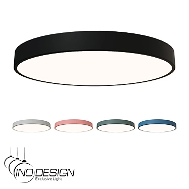 Modern Inodesign Disc LED Light 3D model image 1 