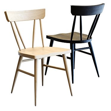 Modern 3D Juni Dining Chair 3D model image 1 