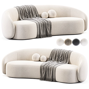 Elegant Amore 2015 Sofa 3D model image 1 