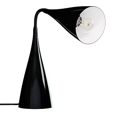 Modern Desk Lamp Up Down Black 3D model image 1 