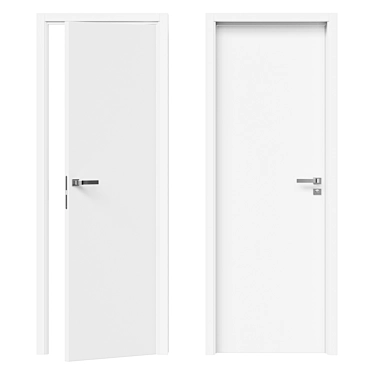 Neo Classic Interior Door 0010 3D model image 1 