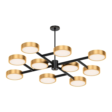 Arteriors Linus Chandelier Lighting 3D model image 1 