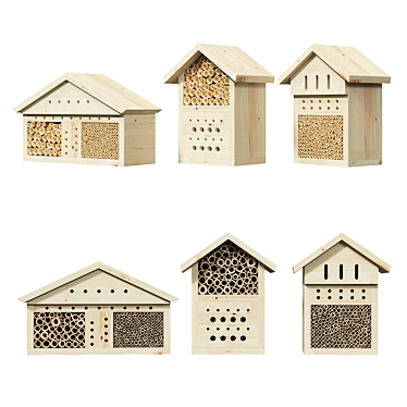 Pollinator Insect House Kit 3D model image 1 