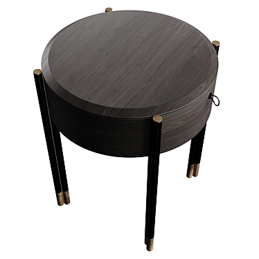 Sleek Modern Porada Nightstand 3D model image 1 