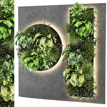 Vertical Garden Set 944 3D model image 1 