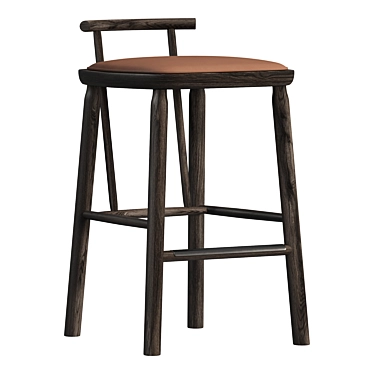 Oiseau Modern Bar Stool 3D model image 1 