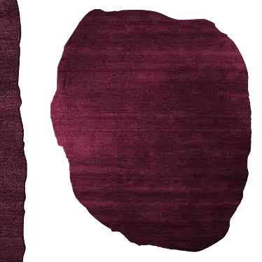 Burgundy Red Organic Wool Rug 3D model image 1 