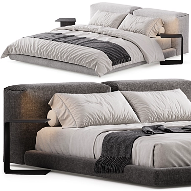 BOCA SOFT Bed - Sleek Design 3D model image 1 